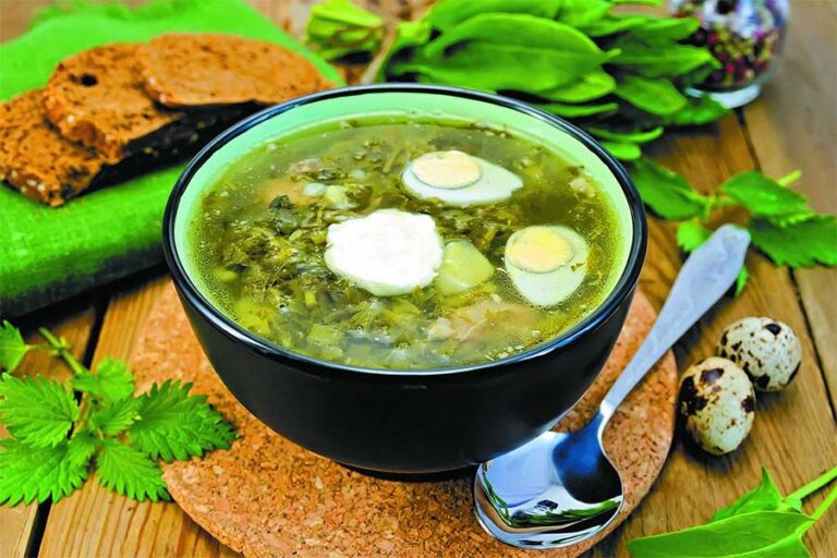Як приготувати зелений борщ